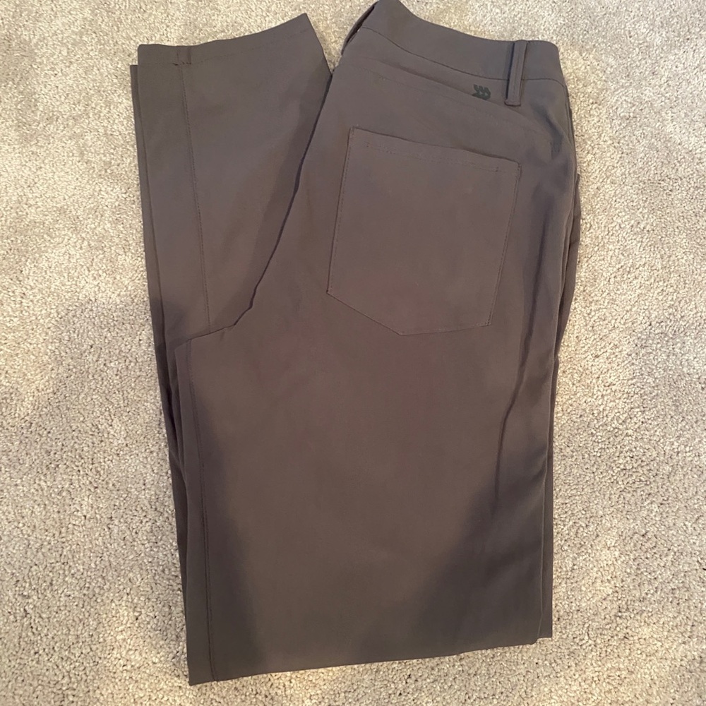 All In Motion Men's Golf Pants Straight Casual Fit Dark Gray size 30-30